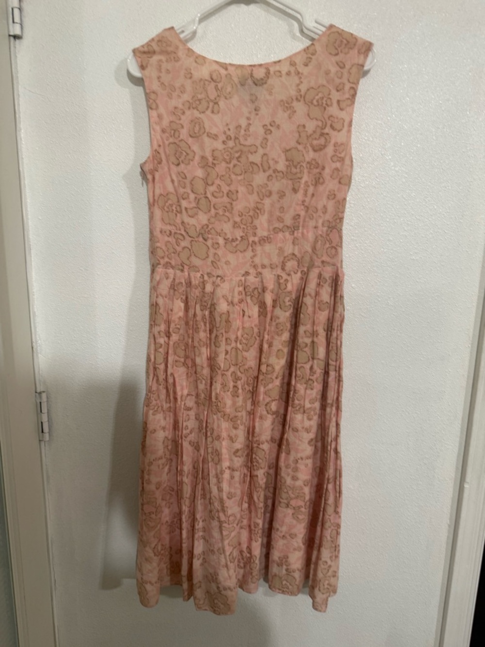 Adriana Papell 100% cotton dress, natural fabric size Eight, Summer Spring - Picture 3 of 5